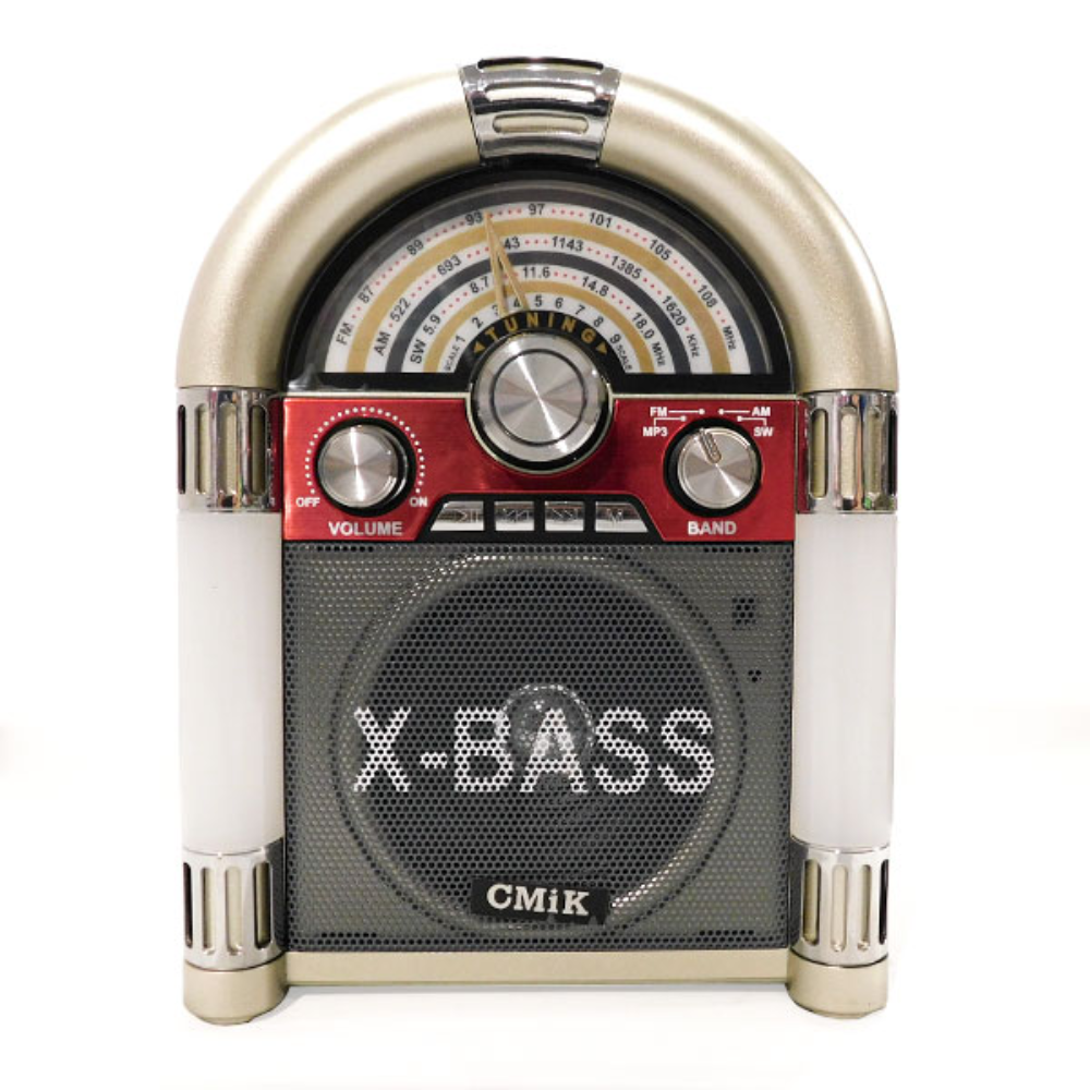 Radio Rockola Retro 3 Bandas Mk-166bt